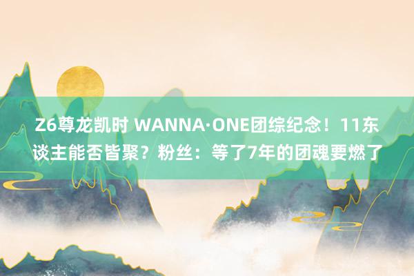 Z6尊龙凯时 WANNA·ONE团综纪念！11东谈主能否皆聚？粉丝：等了7年的团魂要燃了