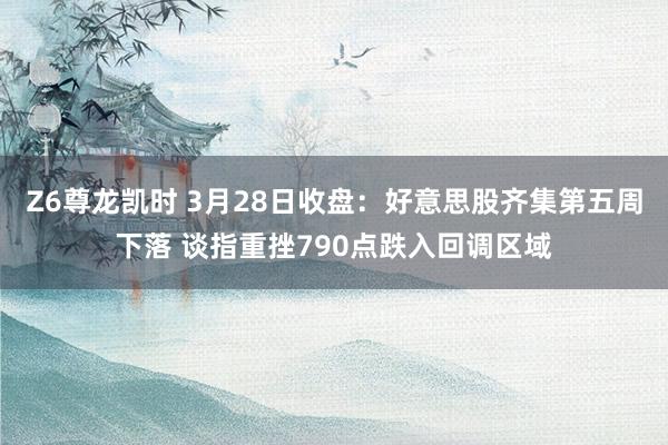 Z6尊龙凯时 3月28日收盘：好意思股齐集第五周下落 谈指重挫790点跌入回调区域