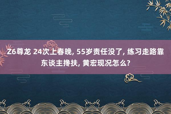 Z6尊龙 24次上春晚, 55岁责任没了, 练习走路靠东谈主搀扶, 黄宏现况怎么?