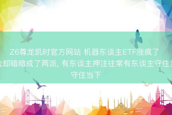Z6尊龙凯时官方网站 机器东谈主ETF涨疯了 资金却暗暗成了两派， 有东谈主押注往常有东谈主守住当下